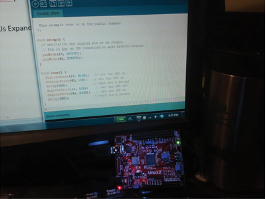 ChipKIT’s Arduino-compatible Uno32 board